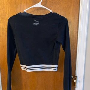 Puma crop top, long sleeve